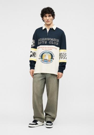 Поло с длинным рукавом