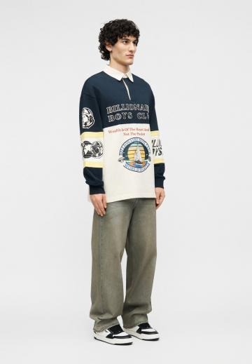 Поло с длинным рукавом