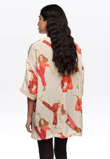 Длинная майка