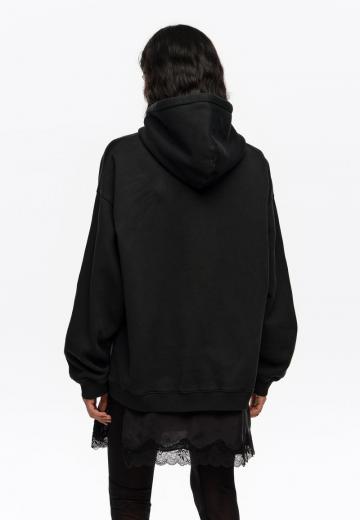 Пуловер с капюшоном