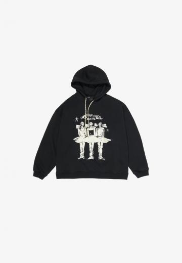 Пуловер с капюшоном