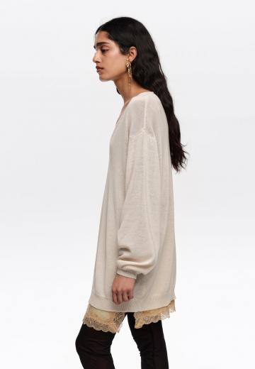 Длинный пуловер