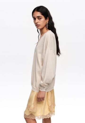 Длинный пуловер