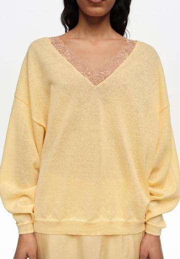 Длинный пуловер