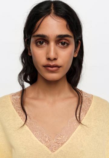 Длинный пуловер