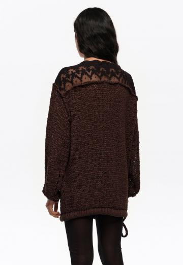 Длинный пуловер