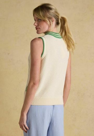 Пуловер без рукавов