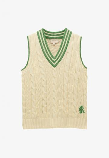 Пуловер без рукавов