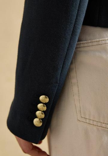 Блейзер с накладными карманами