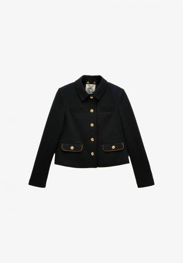 Блейзер с накладными карманами