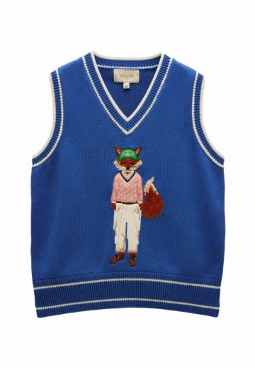 Пуловер без рукавов