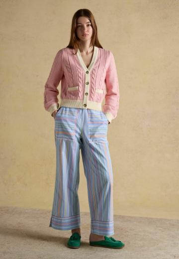 Жаккардовая вязаная кофта