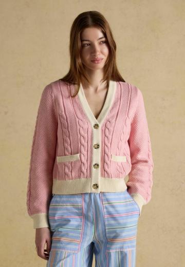 Жаккардовая вязаная кофта