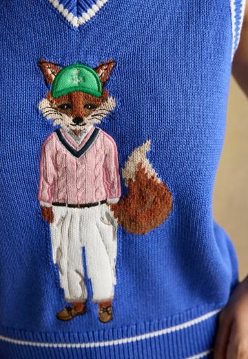 Пуловер без рукавов