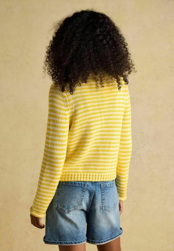 Пуловер в полоску