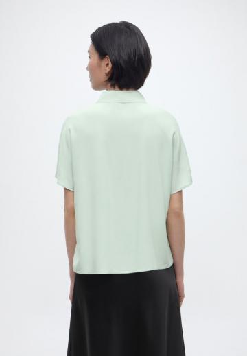 Атласная блузка