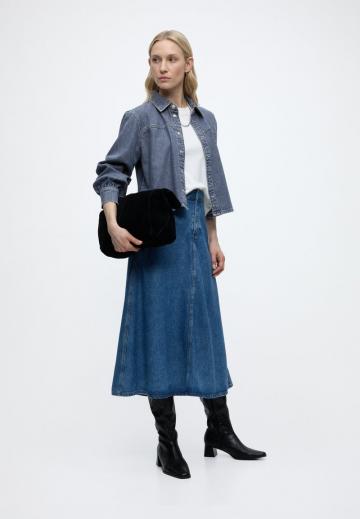 Джинсовая блузка