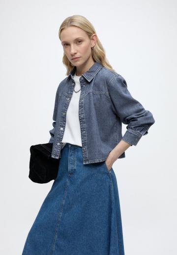Джинсовая блузка