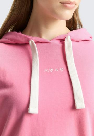 Пуловер с капюшоном