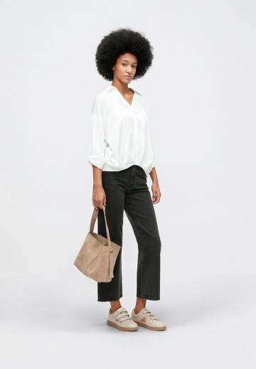 Атласная блузка