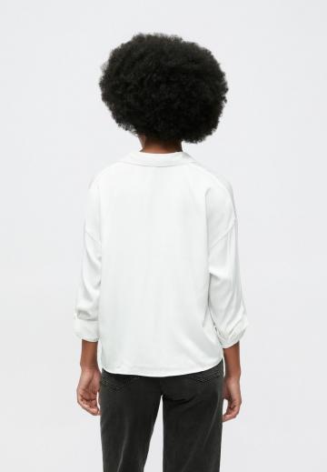 Атласная блузка