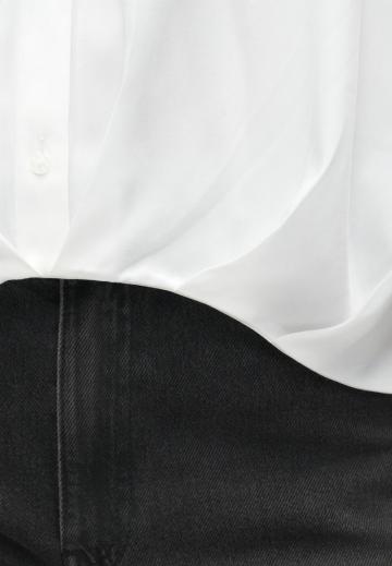 Атласная блузка