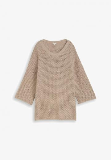 Пуловер с рукавом три четверти