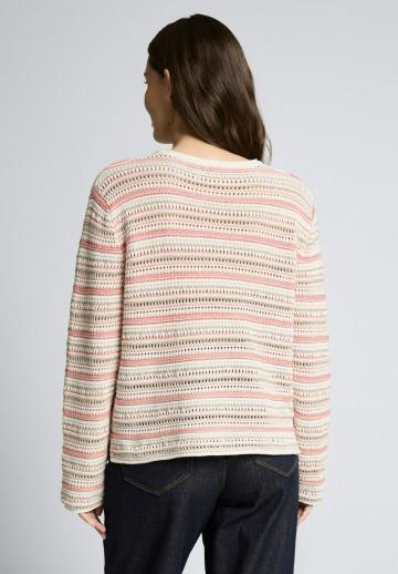 Пуловер в полоску