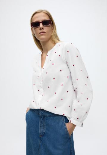 Джинсовая блузка