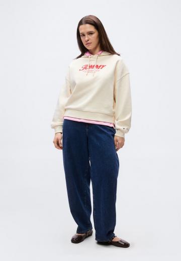 Пуловер с капюшоном