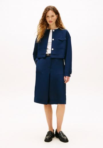 Блейзер с накладными карманами