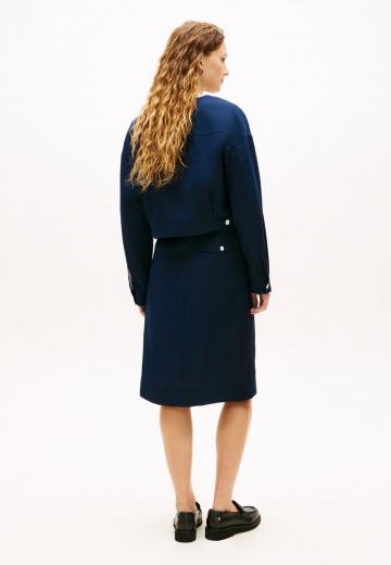 Блейзер с накладными карманами