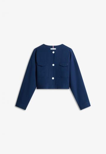 Блейзер с накладными карманами