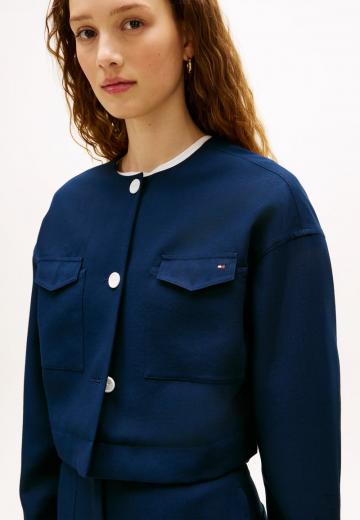 Блейзер с накладными карманами