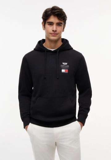 Пуловер с капюшоном