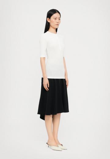 Пуловер с коротким рукавом