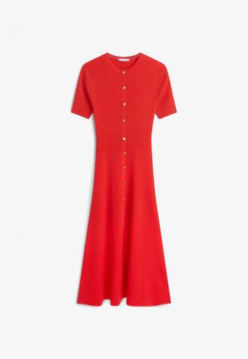 Вязаное платье