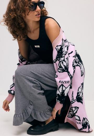 Длинный жилет