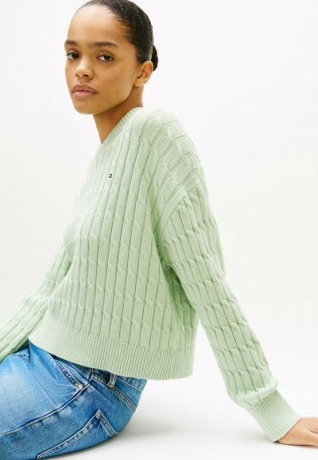 Пуловер с вырезом V