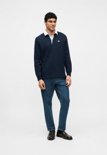 Поло с длинным рукавом