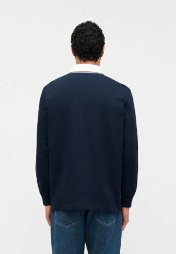 Поло с длинным рукавом