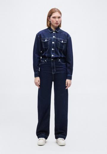 Джинсовый комбинезон