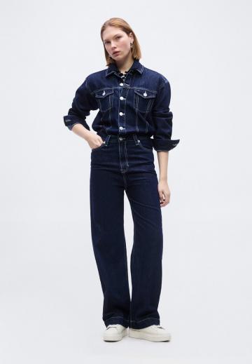 Джинсовый комбинезон
