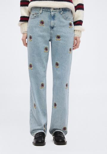 Прямые джинсы