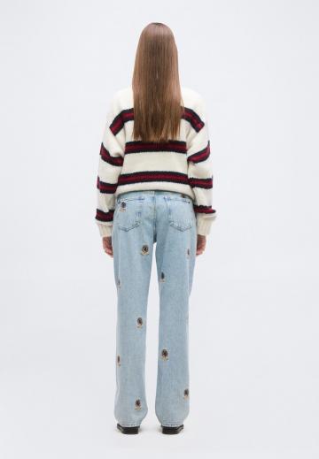 Прямые джинсы