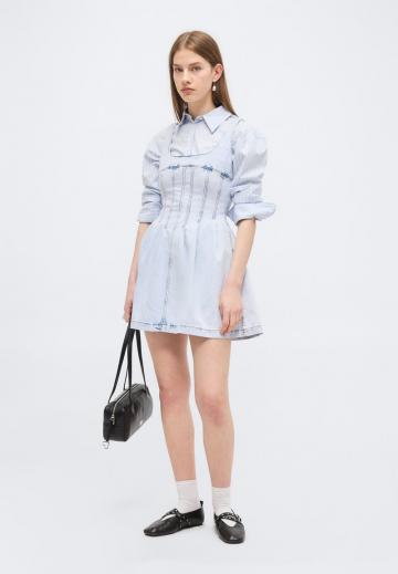 Джинсовый комбинезон