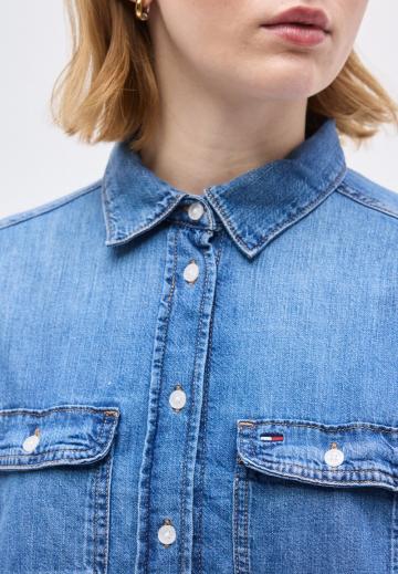 Джинсовая блузка