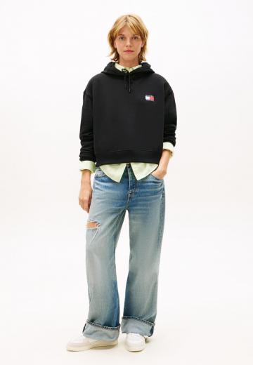 Пуловер с капюшоном