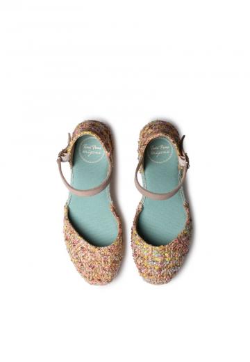 Туфли на танкетке