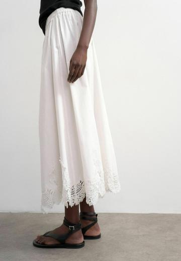 Юбка с воланами